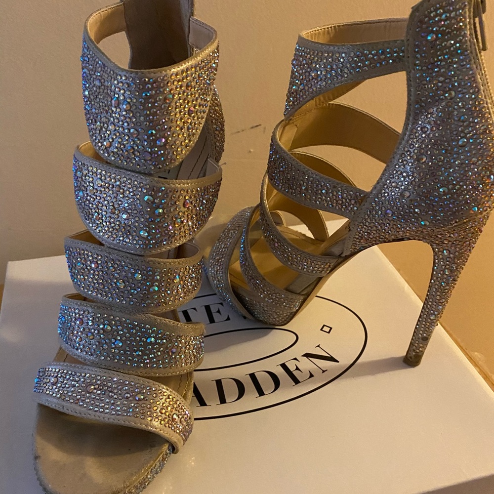Steve Madden sparkle heels